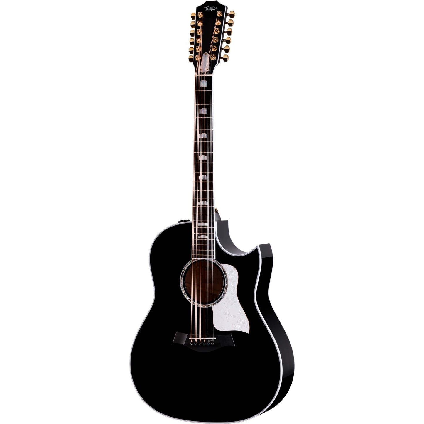 Taylor Somos 657ce 12-String Acoustic Electric Doce Doble - Black
