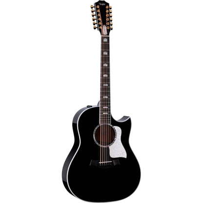 Taylor Somos 657ce 12-String Acoustic Electric Doce Doble - Black