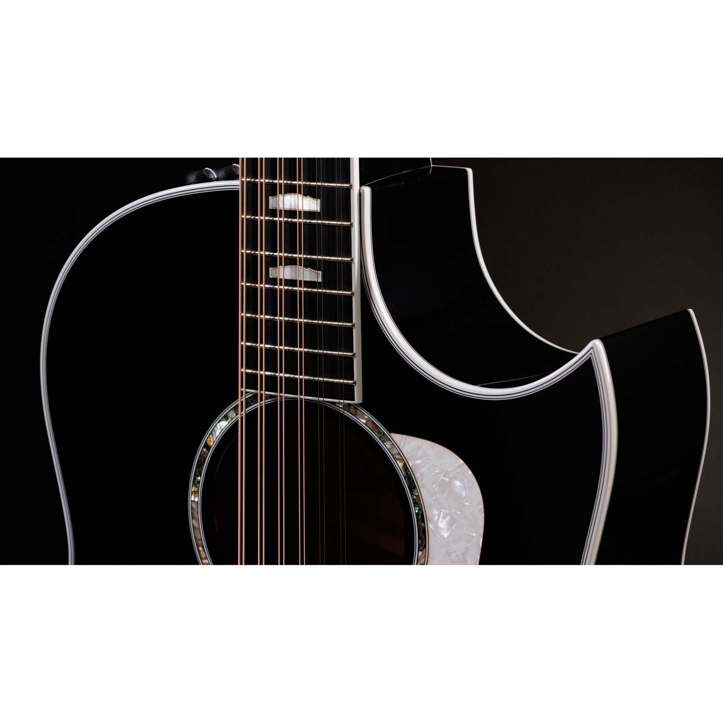 Taylor Somos 657ce 12-String Acoustic Electric Doce Doble - Black