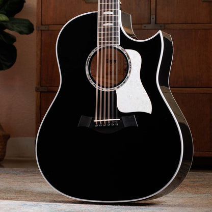 Taylor Somos 657ce 12-String Acoustic Electric Doce Doble - Black