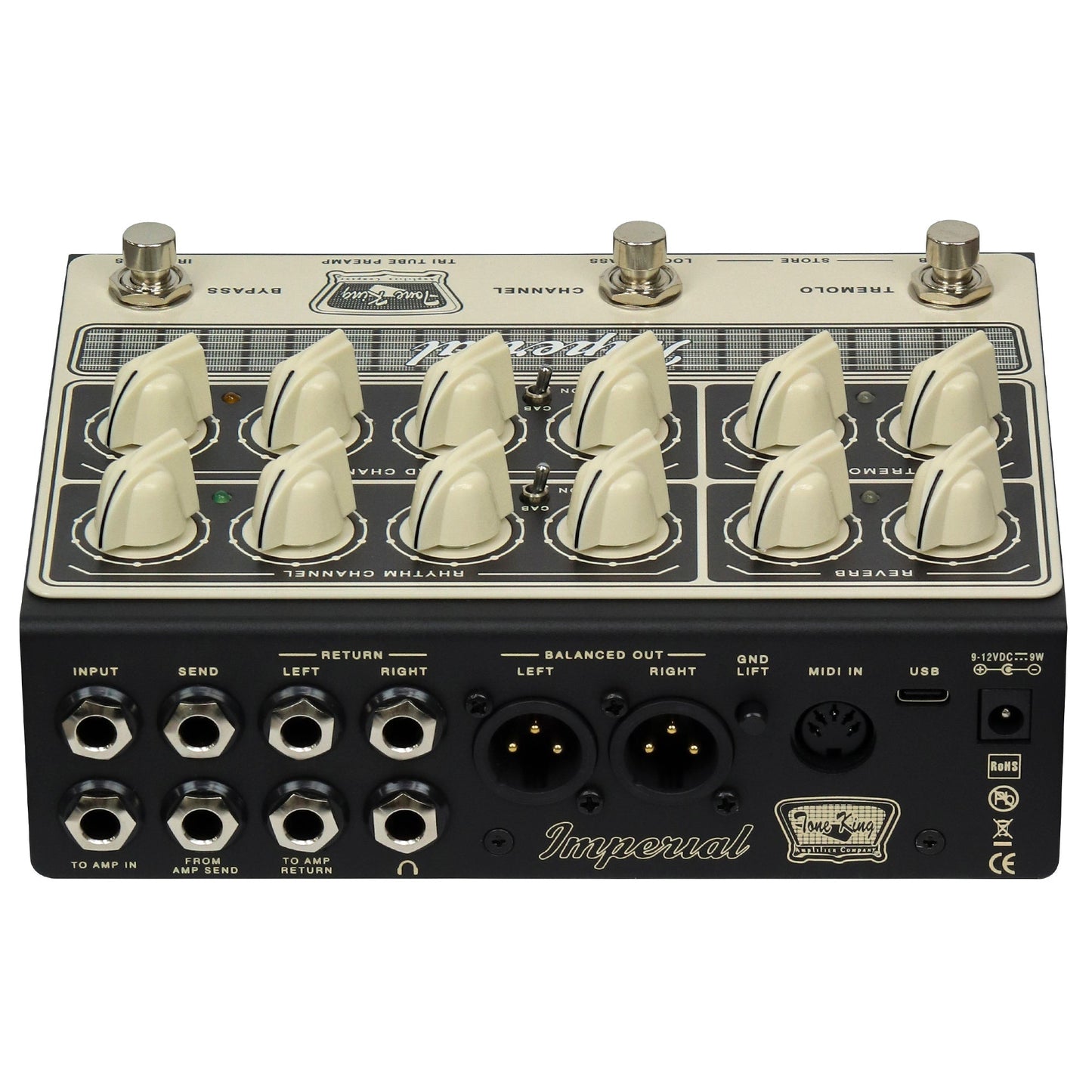 Tone King Imperial Preamp - Tri-tube Preamp Pedal