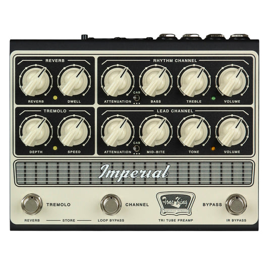 Tone King Imperial Preamp - Tri-tube Preamp Pedal