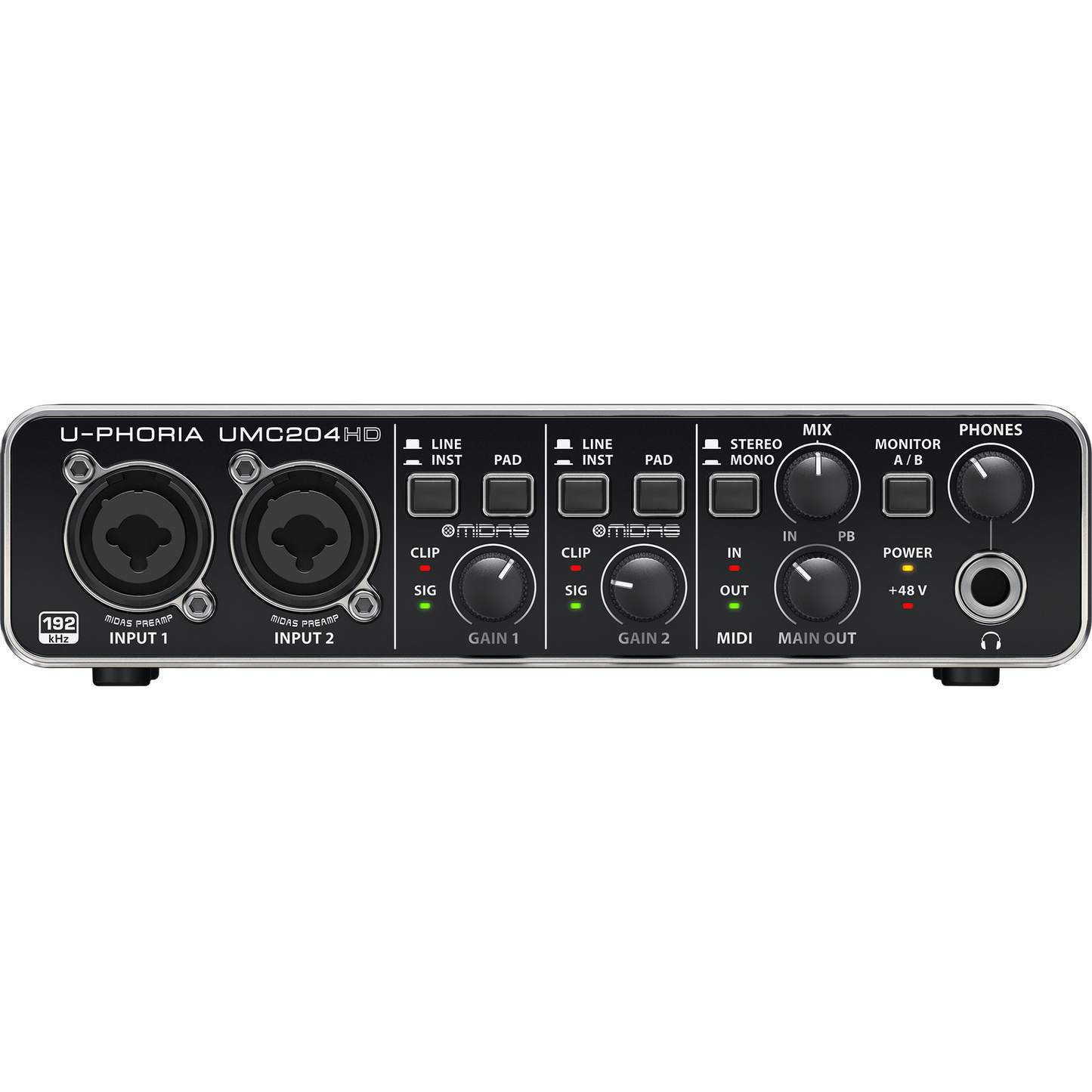 Behringer U-PHORIA UMC204HD USB 2.0 Audio Interface