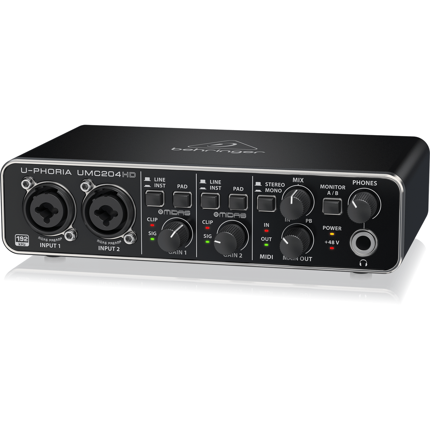 Behringer U-PHORIA UMC204HD USB 2.0 Audio Interface