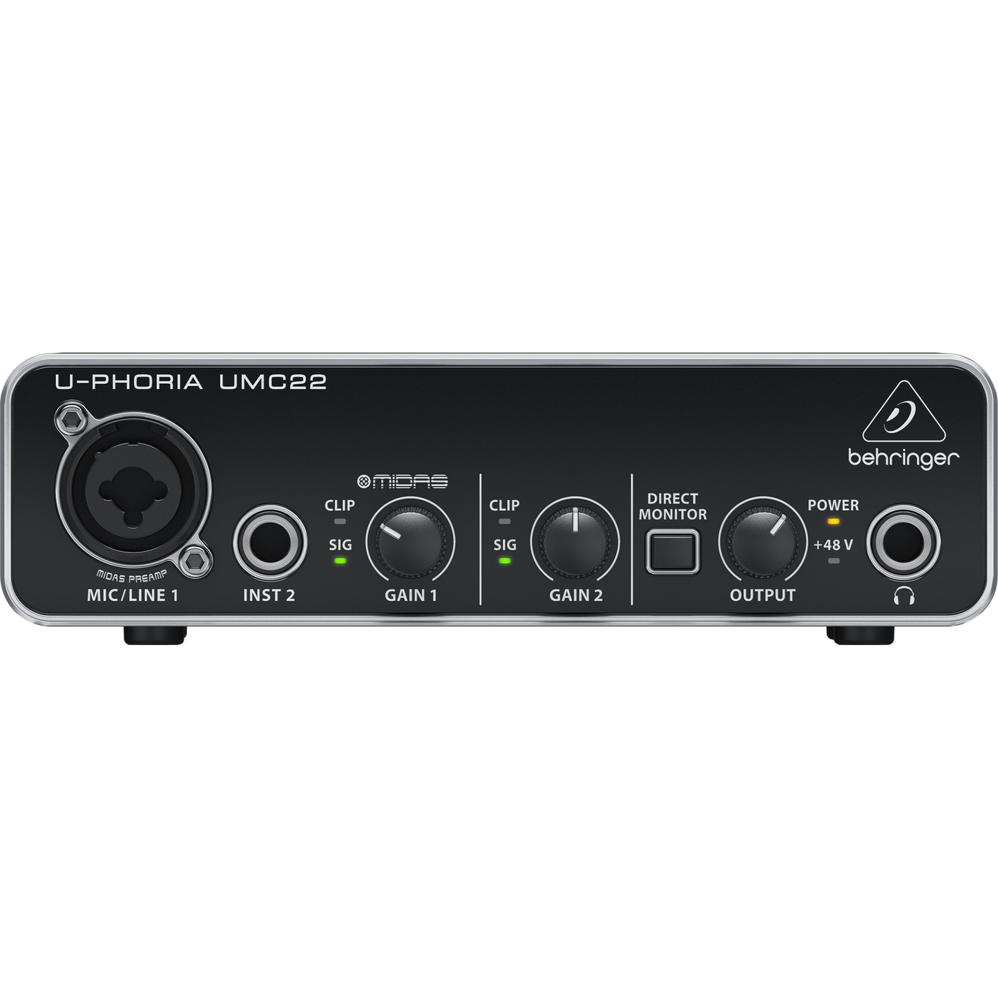 Behringer U-PHORIA UMC22 2x2 USB 2 Audio/Midi Interface