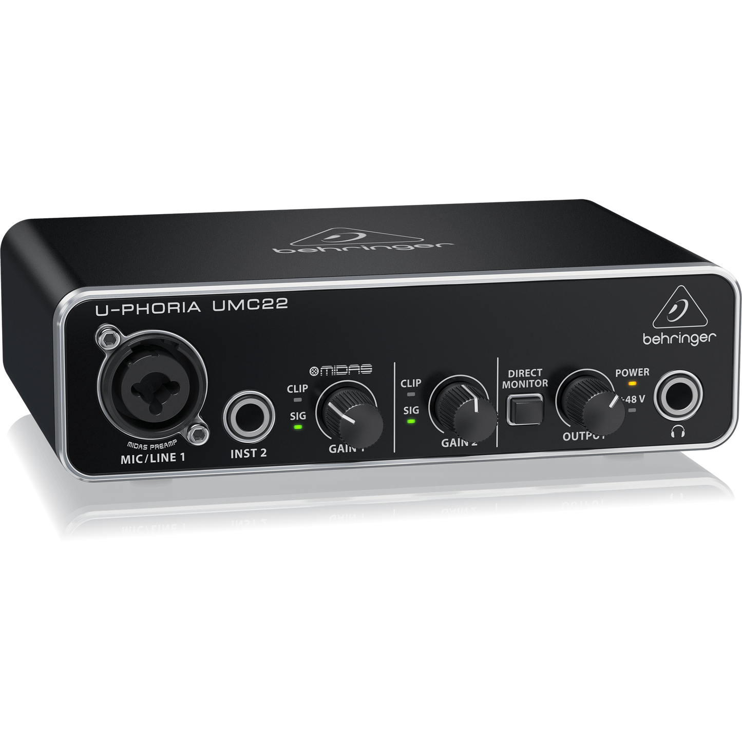Behringer U-PHORIA UMC22 2x2 USB 2 Audio/Midi Interface