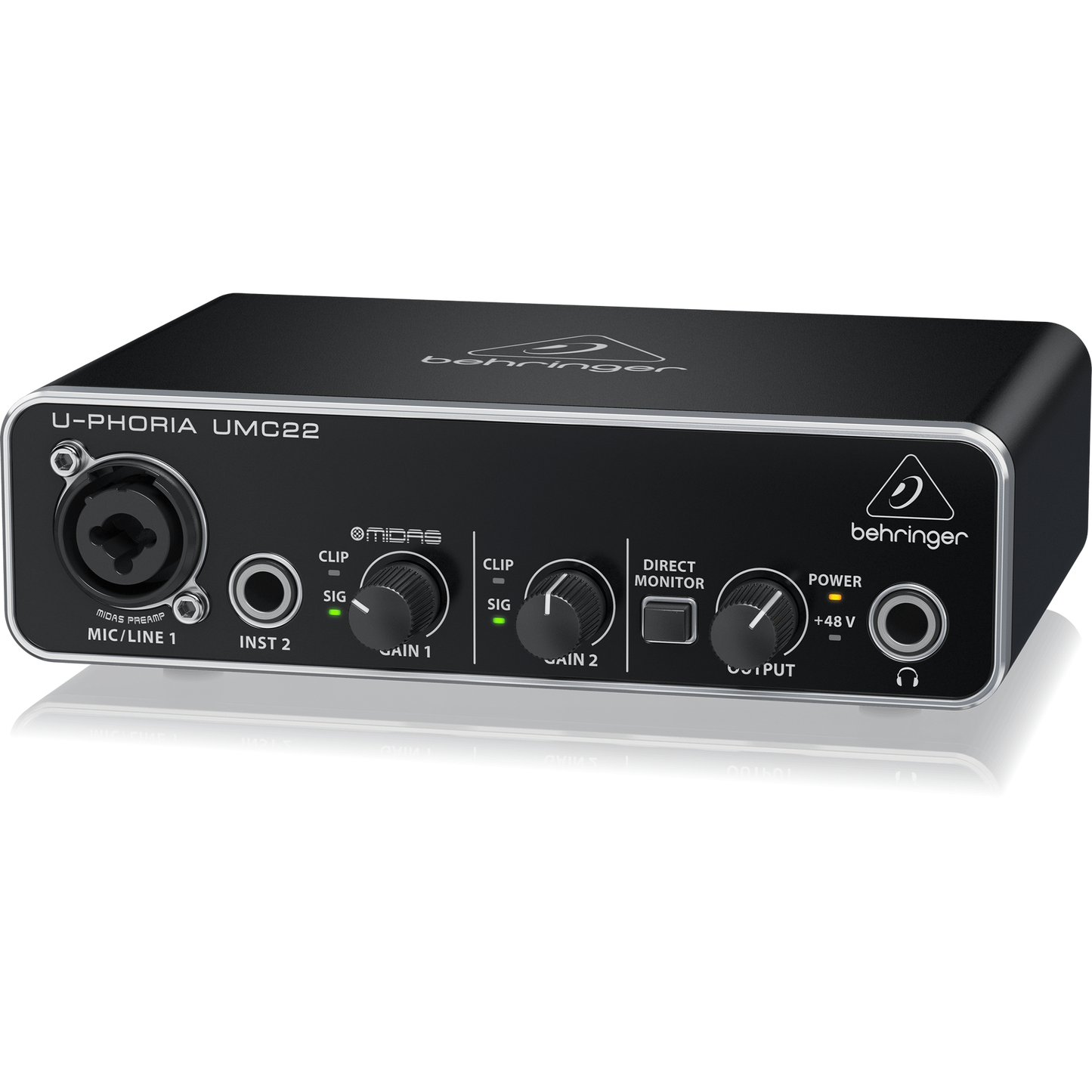 Behringer U-PHORIA UMC22 2x2 USB 2 Audio/Midi Interface