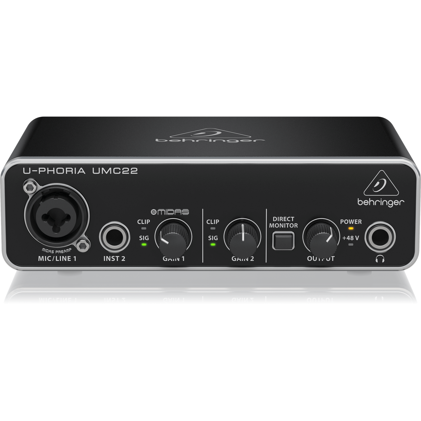 Behringer U-PHORIA UMC22 2x2 USB 2 Audio/Midi Interface