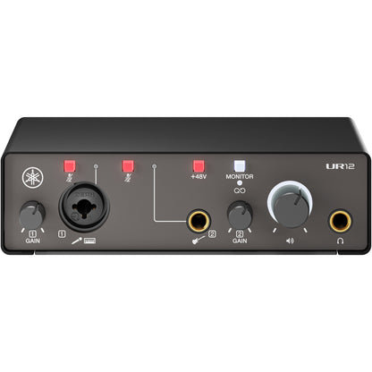 Yamaha UR12MK3 2-in/2-out USB-C Audio Interface - Black