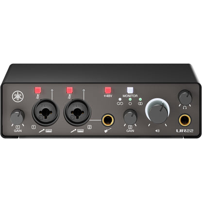Yamaha UR22MK3 2-in/2-out USB-C Audio Interface - Black