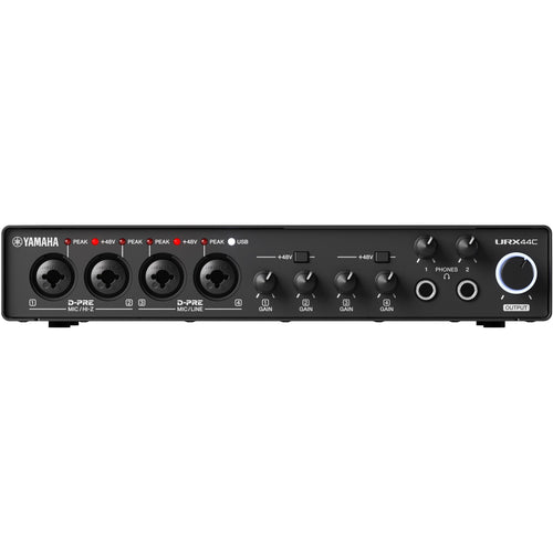 Yamaha URX44C 6-in/4-out USB-C Audio/MIDI Interface