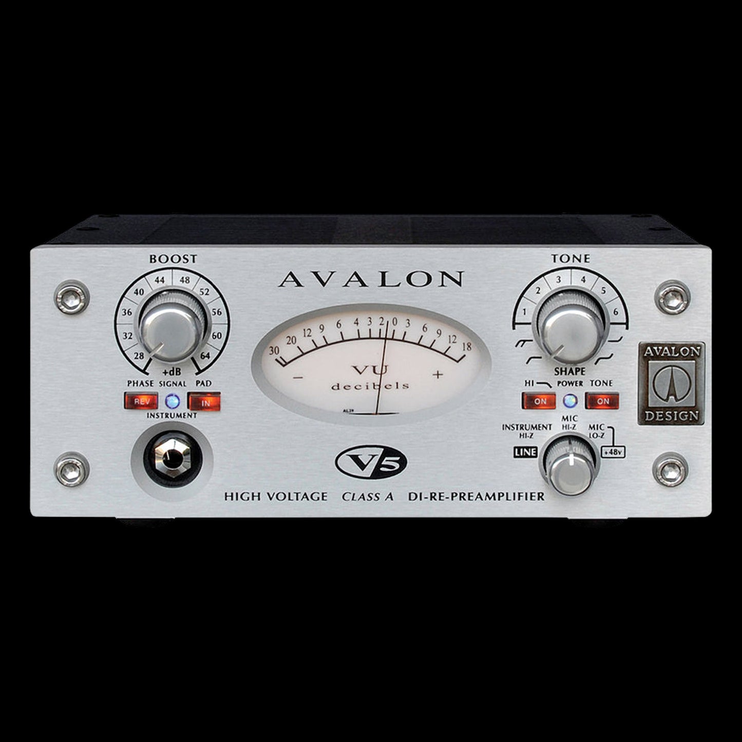 Avalon V5 Pure Class A DI-RE-Microphone Preamplifier