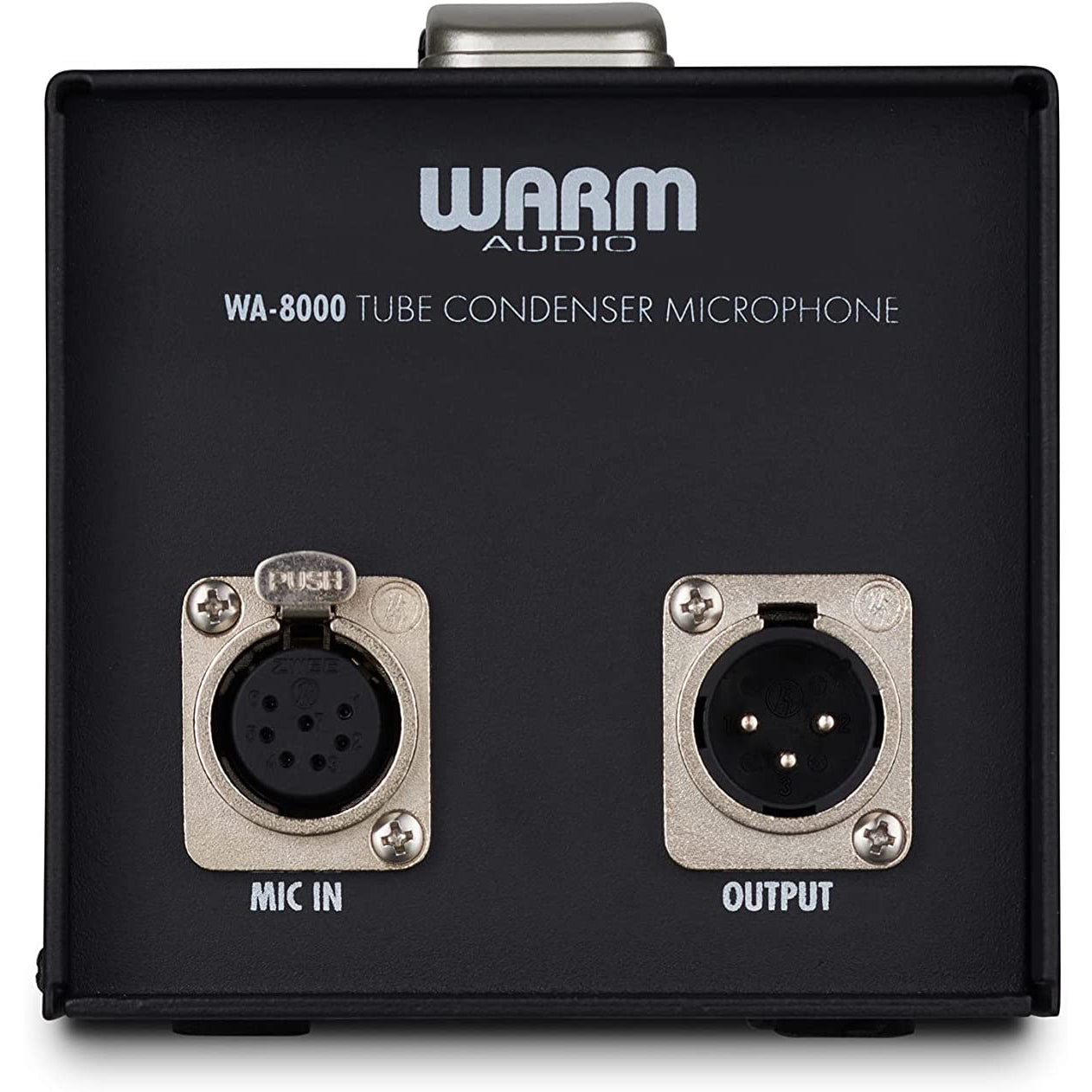 Warm Audio WA-8000 Large Diaphragm Tube Condenser Microphone, Black w/ Hard Case