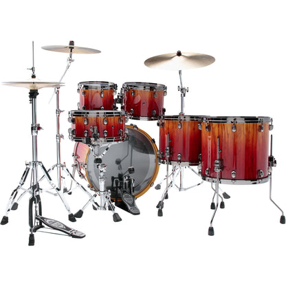 Tama Starclassic Walnut/Birch 5-Piece Shell Pack - Vermillion Bosse Fonce Fade