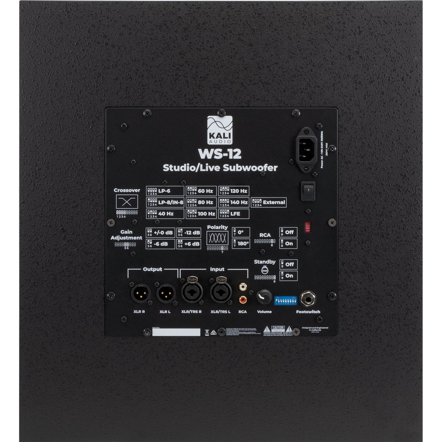 Kali Audio WS-12 12” Powered Subwoofer