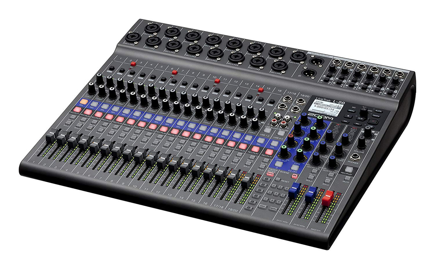 Zoom LiveTrak L-20 - 20-Input Digital Mixer & Multitrack Recorder