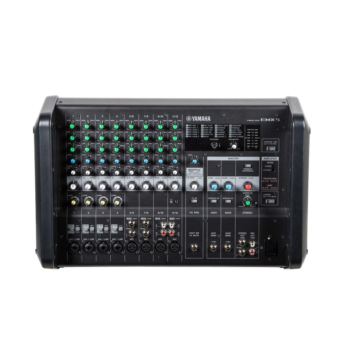Yamaha EMX5 12-Input Stereo Powered Mixer, DSP Effects