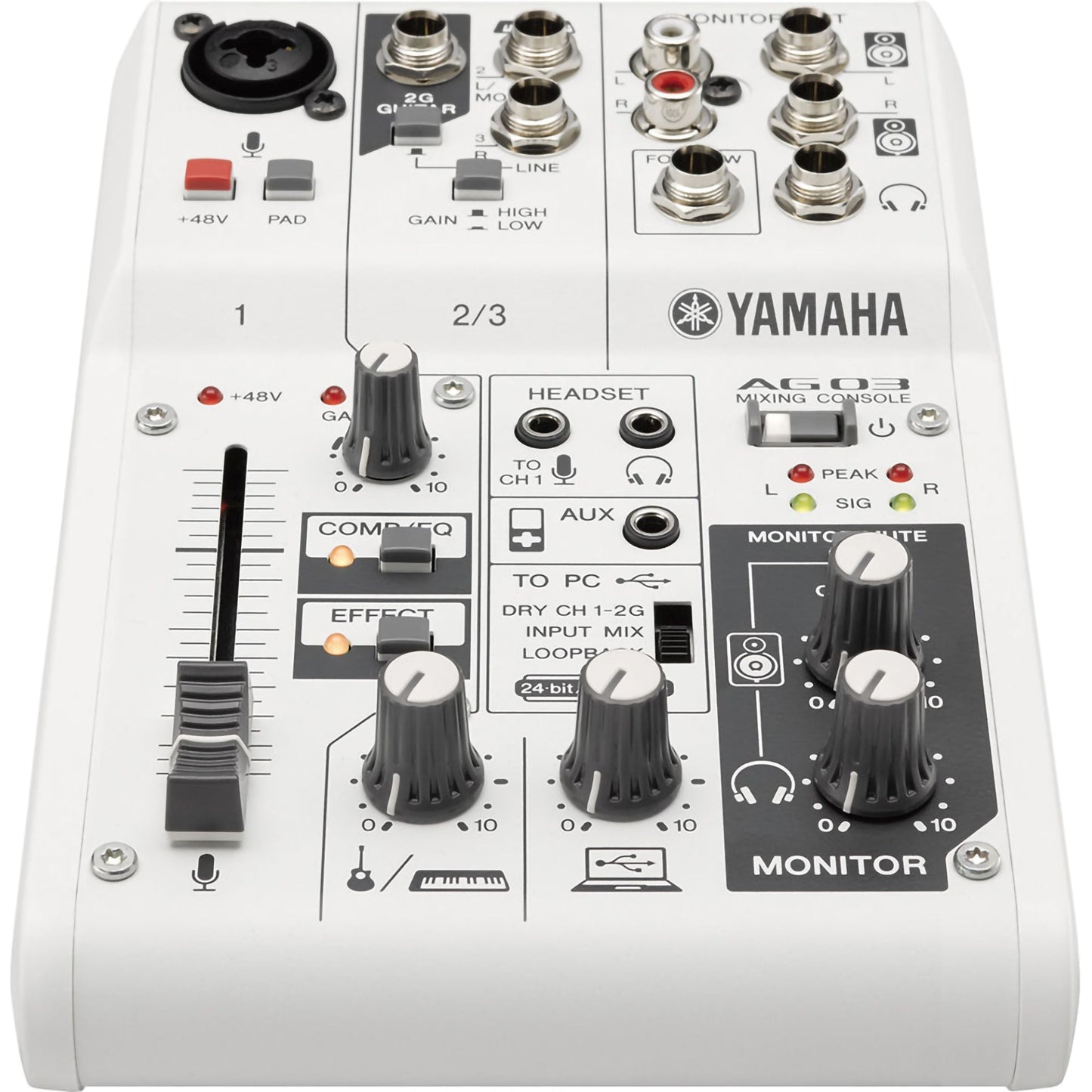 Yamaha AG03 3-Channel Mixer & USB Audio Interface