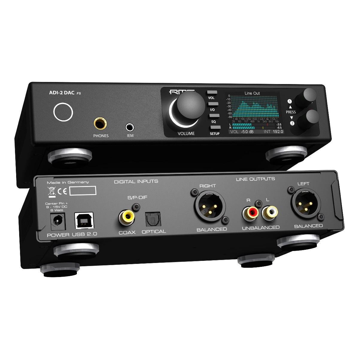 RME ADI2 DAC FS Ultra-fidelity 2 Channel DA Converter and Headphone Amplifier