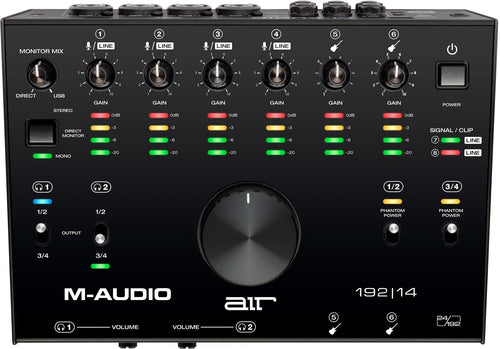 M-Audio AIR 192|14 8-In/4-Out 24/192 USB Audio Interface