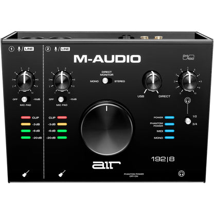 M-Audio AIR 192|8 2-In/4-Out 24/192 Audio MIDI Interface