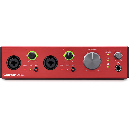 Focusrite Clarett+ 2Pre 10x4 USB-C Audio Interface