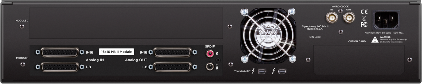 Apogee Symphony Analog I/O MKII 16x16 Thunderbolt Chassis