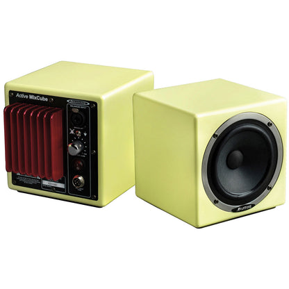 Avantone Active MixCubes Powered Full-Range Mini Reference Monitors Butter Creme