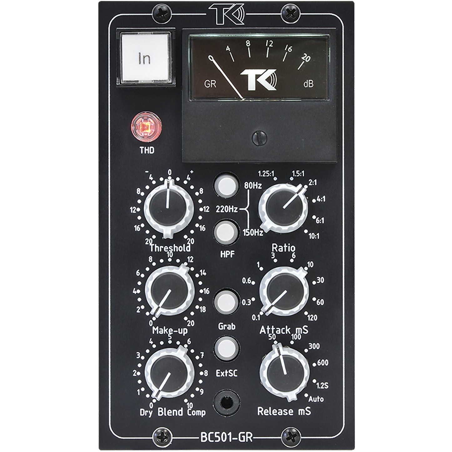 TK Audio BC501-GR 500 Series Stereo Bus Compressor