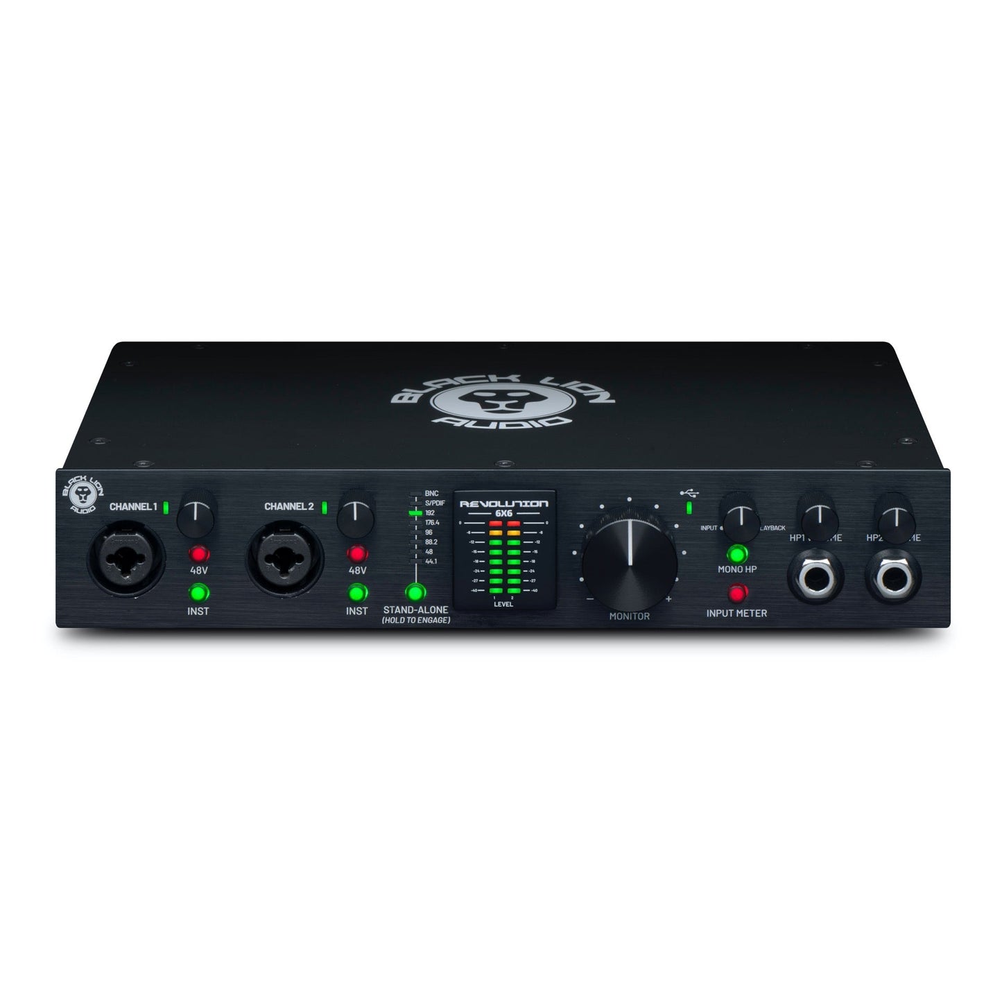 Black Lion Audio Revolution 6x6 Word Clock, DAC, ADC, OTG - 6-in / 6-out USB Audio Interface