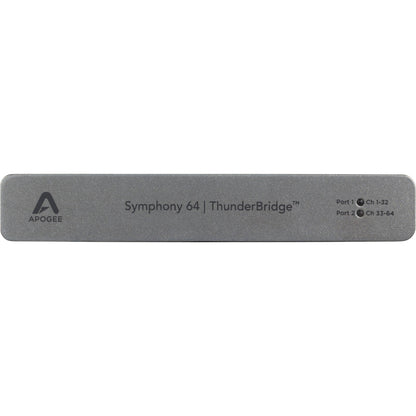 Apogee Symphony 64 ThunderBridge Thunderbolt Connection