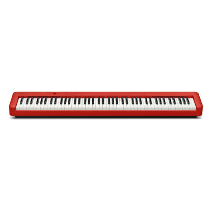 Casio CDP-S160 88 Key Digital Piano - Red with CS46 Stand