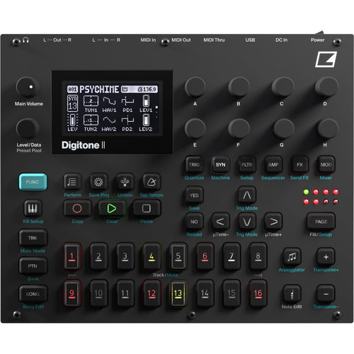Elektron Digitone II 16-Track Polyphonic Digital Synthesizer