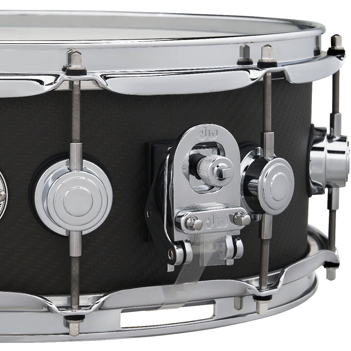 Drum Workshop DRVF6514SVC 6.5x14” Snare Drum - Carbon Fiber