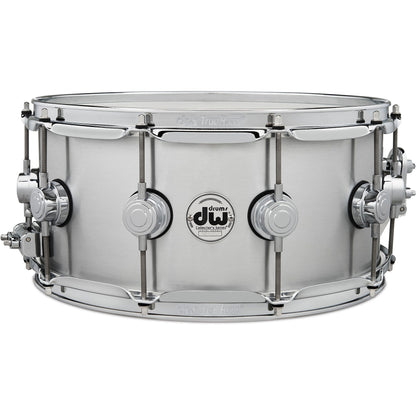 Drum Workshop 6.5x14"  Aluminum Snare Drum with Chrome Hardware