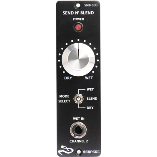 Serpent Audio 500 Series Send N' Blend Mix / Blend Module