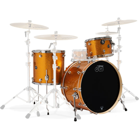 Drum Workshop Performance Series 3-Piece Shell Kit - Gold Sparkle