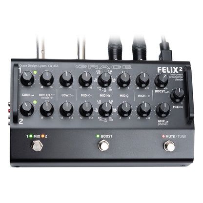 Grace Design Felix 2 Instrument Preamp Blender - Black