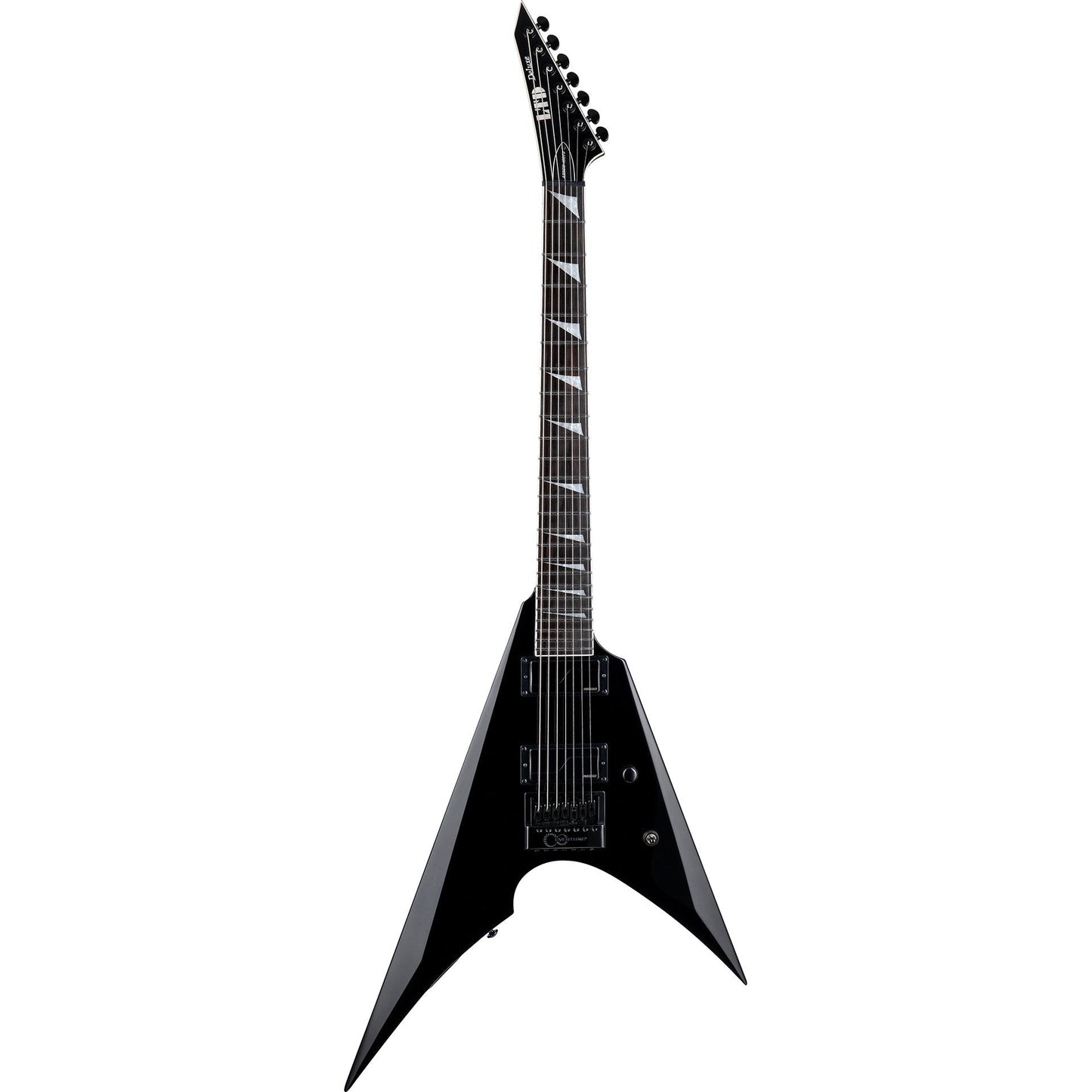 LTD Arrow-1007B 7-String Electric Guitar with Evertune, Black