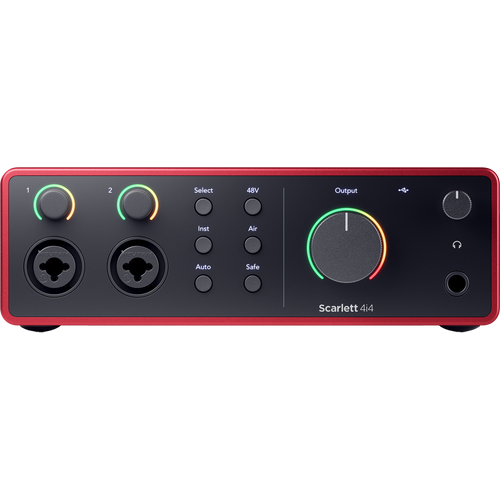 Focusrite Scarlett 4i4 4th Gen, 4-in, 4-out USB Audio Interface