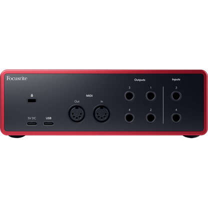 Focusrite Scarlett 4i4 4th Gen, 4-in, 4-out USB Audio Interface