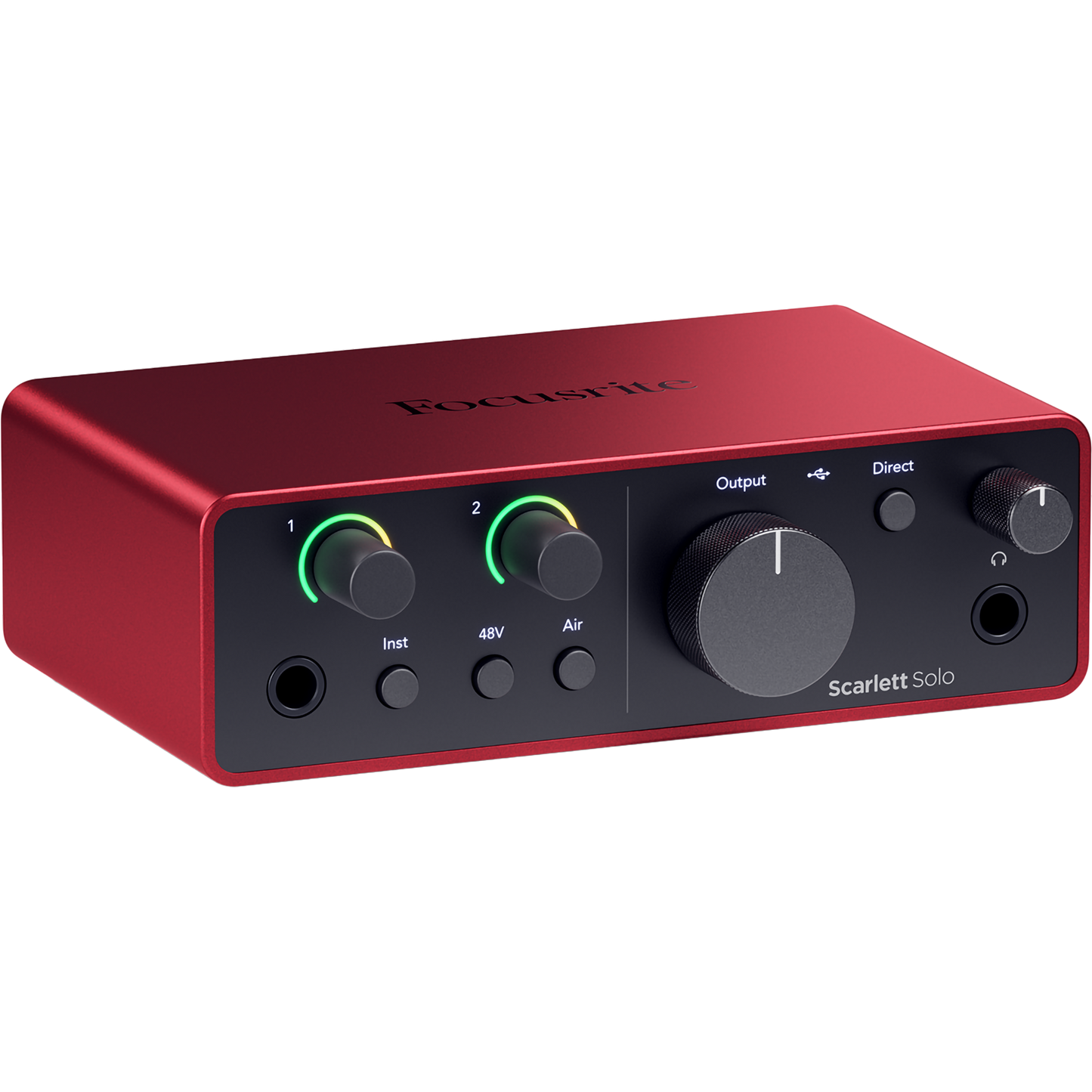 Focusrite Scarlett Solo 4th Gen, 2-in, 2-out USB Audio Interface