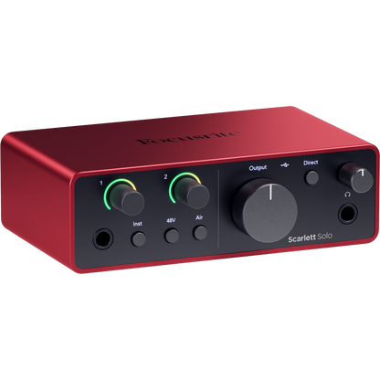 Focusrite Scarlett Solo Studio USB-C Audio Interface - Microphone and Headphones