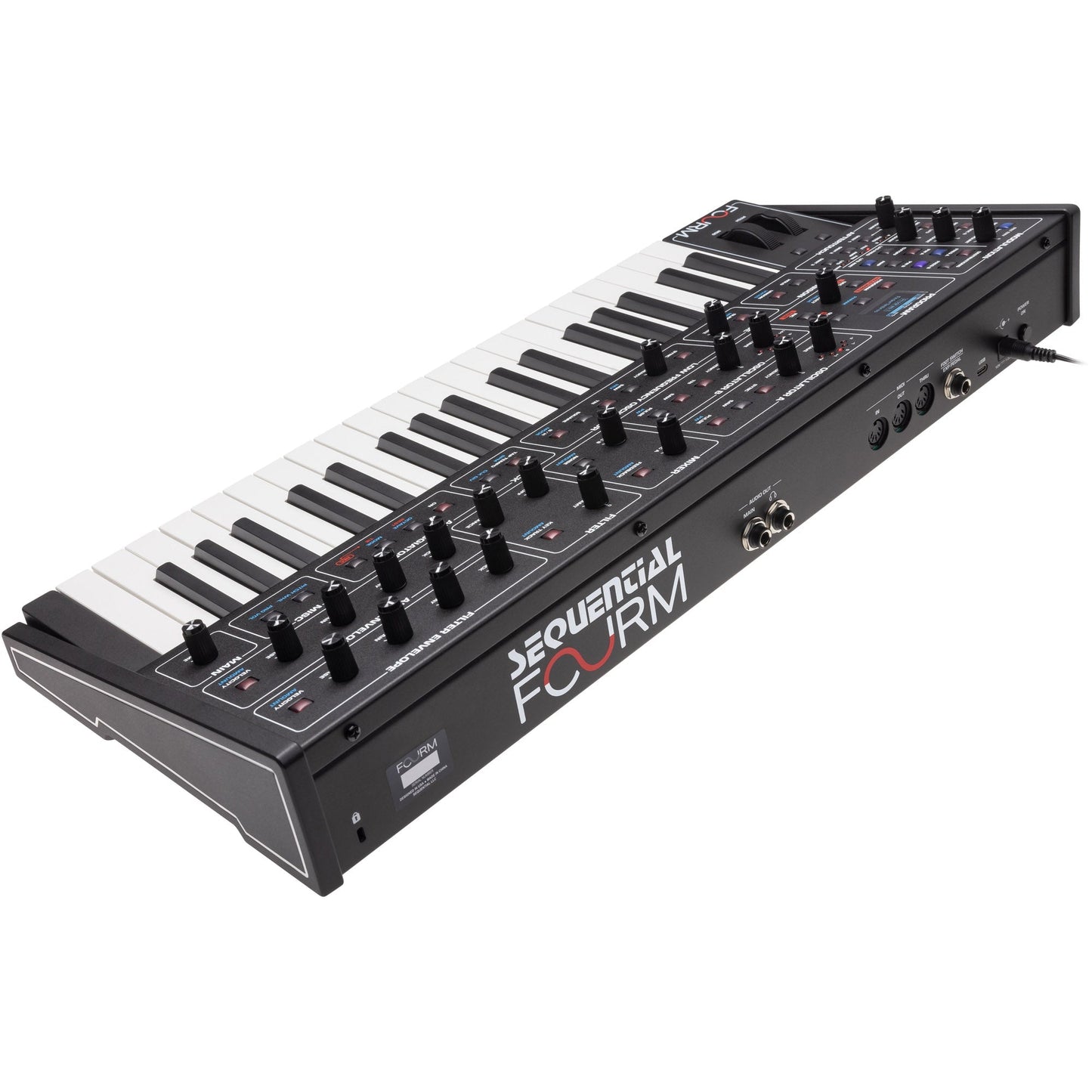 Sequential Fourm 37-Key 4 Voice Analog Synthesizer w/ Polyphonic Aftertouch