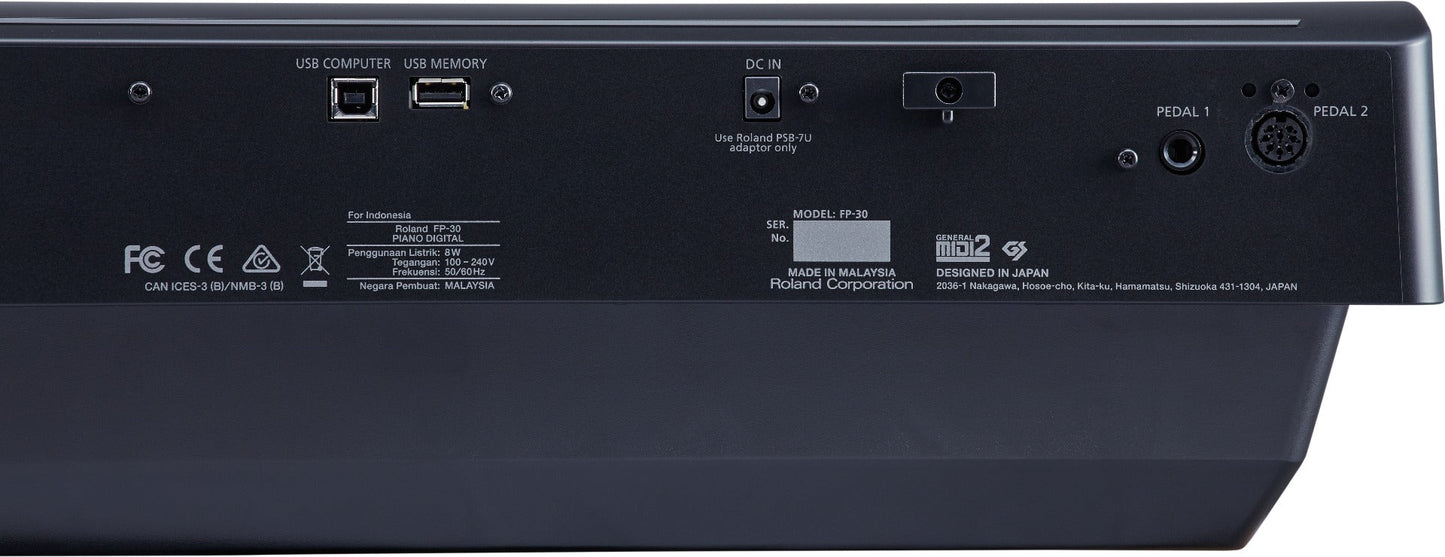 Roland FP-30 Digital Piano - Black