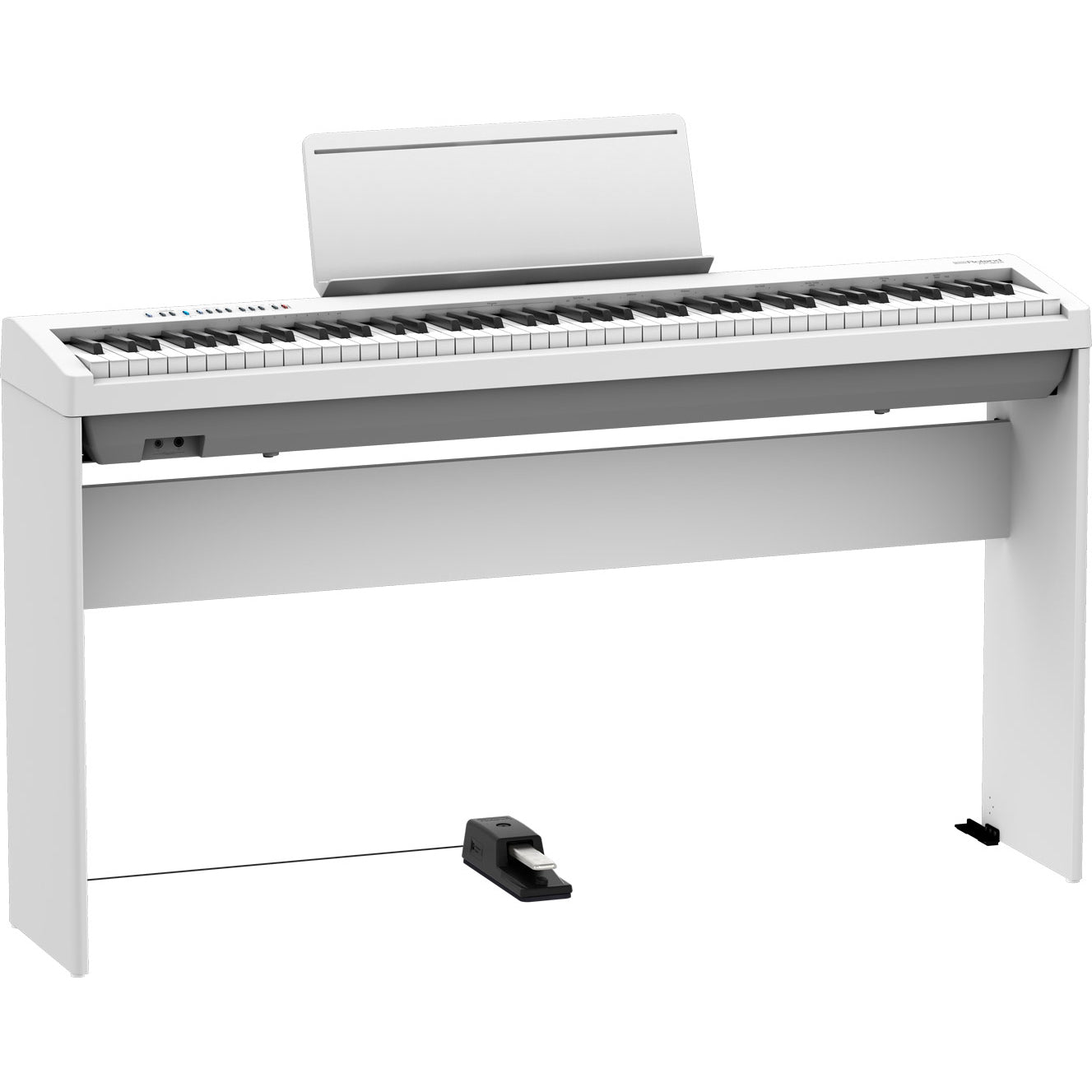 Roland FP-30X-WH Portable Piano w/ Built in Speakers, Bluetooth - White