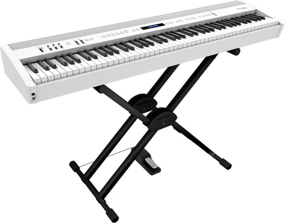 Roland FP-60X-WH Portable Piano w/ Built in Speakers, Bluetooth - White