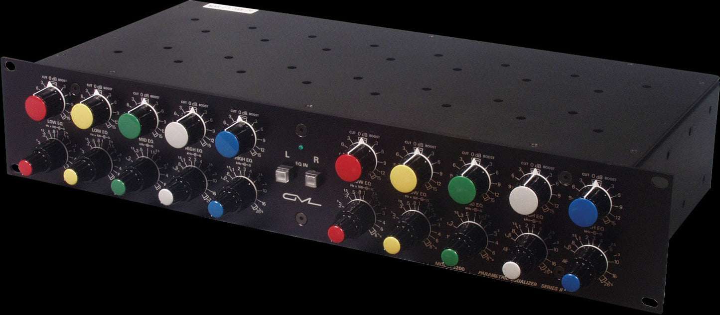 GML 8200 Dual-Channel 5-Band Parametric Equalizer with 8355 Power Supply