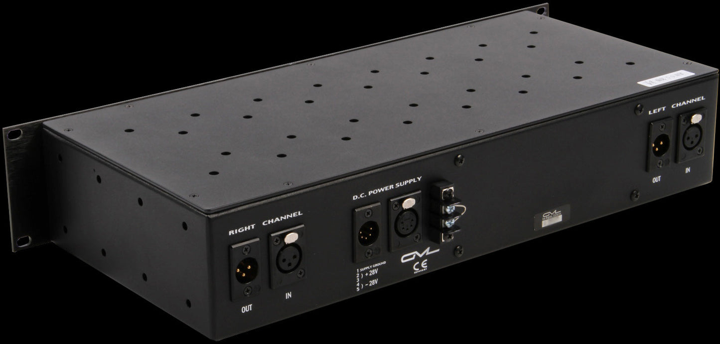 GML 8200 Dual-Channel 5-Band Parametric Equalizer with 8355 Power Supply