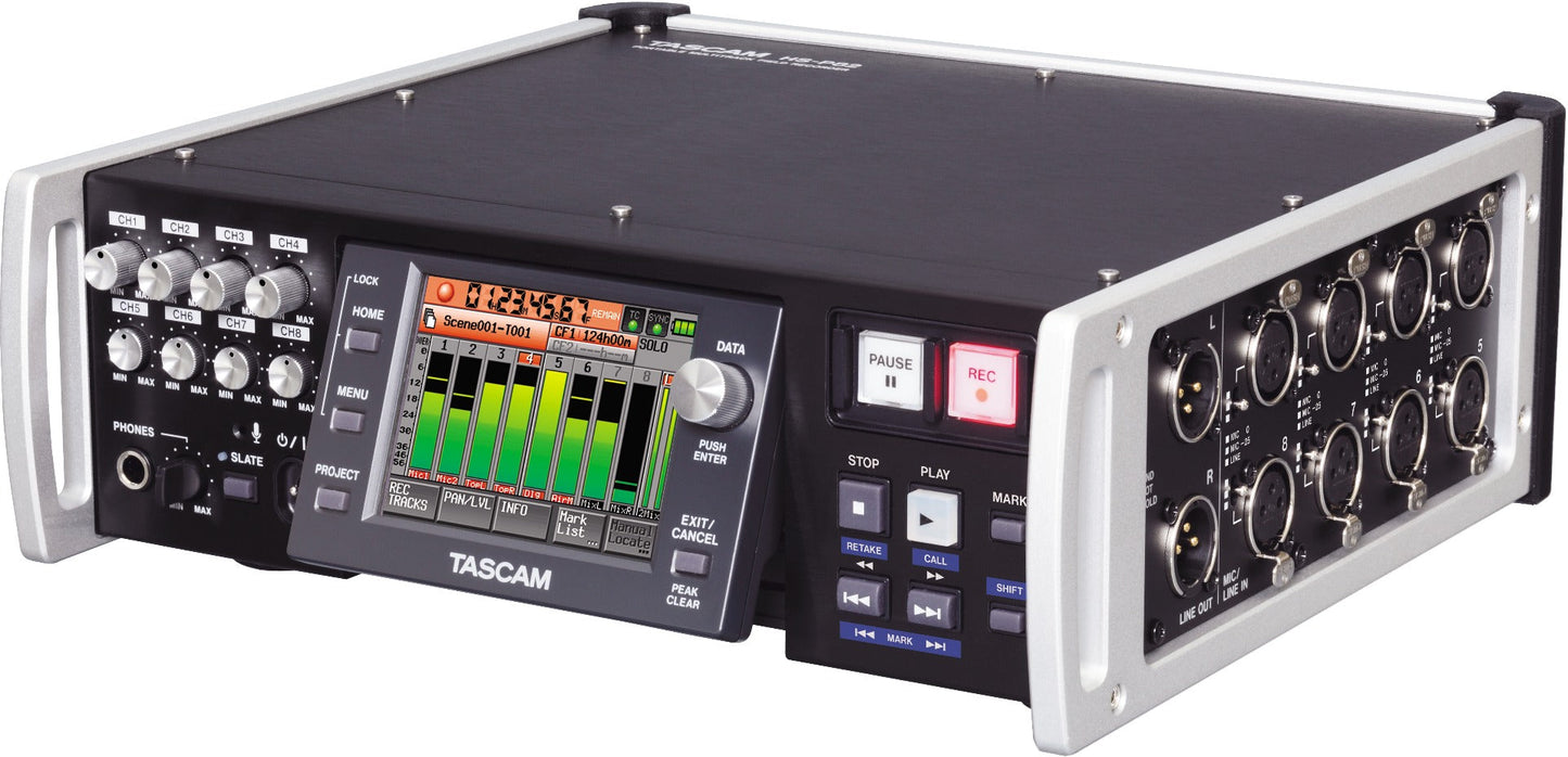 Tascam HS-P82 8-Track Portable Audio Recorder